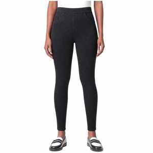 Spanx Jean-ish Ankle size M Denim Leggings Women's Black Pant